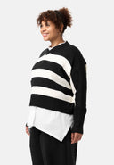 'Vella' Strickpullover - lässiger Oversize-Look mit Wollanteil