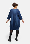 'Denira' denim dress – balloon shape, knee-length