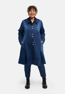 'Denira' coat – denim, A-line, knee-length