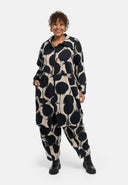 'Oria' coat – cotton stretch, knee-length