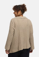 'Marella' blouse – cotton blend, textured fabric