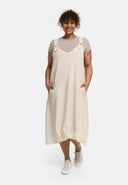 'Linaya' Pinafore Dress – airy & soft made from cotton-linen