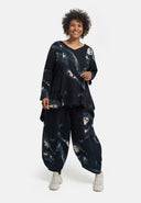 'Velisse' pants – cotton stretch, balloon shape