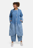 'Sky' Coat – Premium denim, ombre wash & stretch