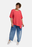 'Crissa' Tunic – pleated, light & modern-asymmetric