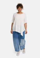 'Crissa' Tunic – pleated, light & modern-asymmetric