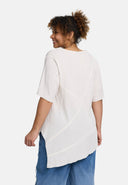 'Crissa' Tunic – pleated, light & modern-asymmetric
