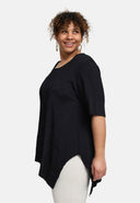 'Crissa' Tunic – pleated, light & modern-asymmetric