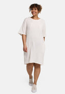 'Crissa' Dress – pleated, soft & figure-flattering