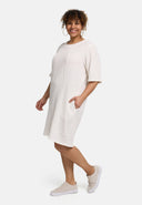 'Crissa' Dress – pleated, soft & figure-flattering