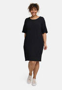 'Crissa' Dress – pleated, soft & figure-flattering